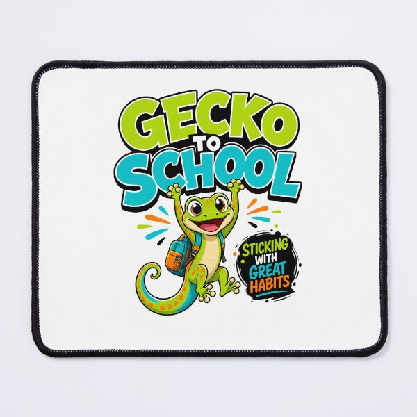 Item preview, Back to School: Gecko Sticking With Great Habits designed and sold by Fenay Designs.