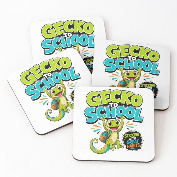 Item preview, Back to School: Gecko Sticking With Great Habits designed and sold by Fenay Designs.