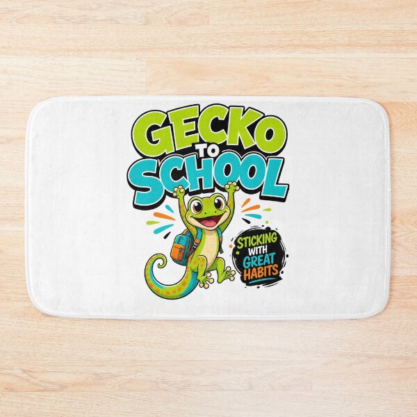 Item preview, Back to School: Gecko Sticking With Great Habits designed and sold by Fenay Designs.