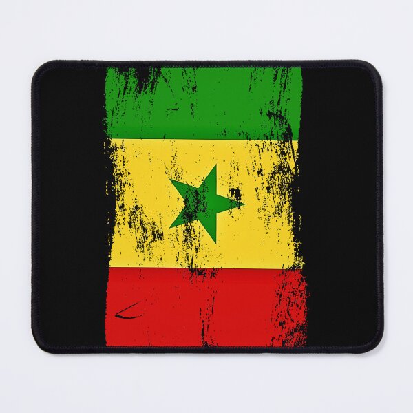 Item preview, Senegal Flag Distressed Paint Brush Stroke Senegalese Pride designed and sold by Danny-Arts1.