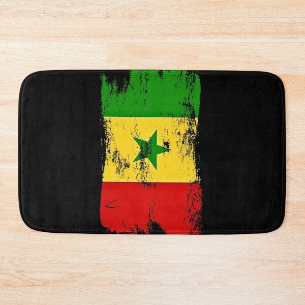 Item preview, Senegal Flag Distressed Paint Brush Stroke Senegalese Pride designed and sold by Danny-Arts1.