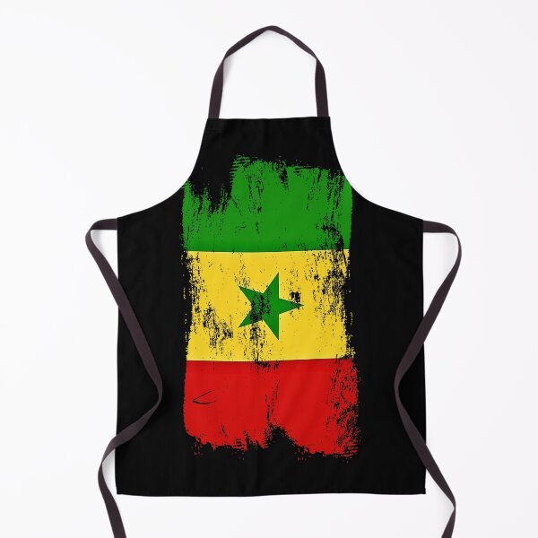 Item preview, Senegal Flag Distressed Paint Brush Stroke Senegalese Pride designed and sold by Danny-Arts1.