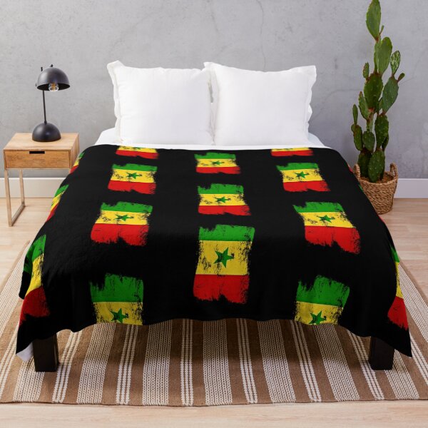 Item preview, Senegal Flag Distressed Paint Brush Stroke Senegalese Pride designed and sold by Danny-Arts1.
