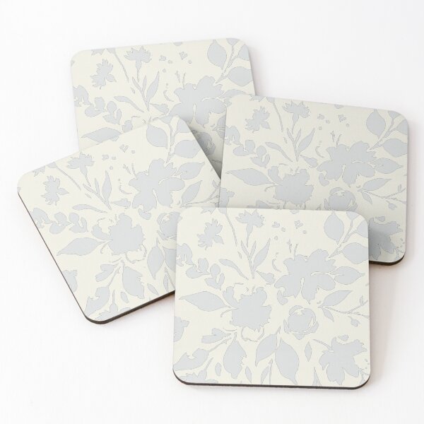 Item preview, Vintage Cottagecore Dusty Blue Floral Print designed and sold by FawnFeatherCo.