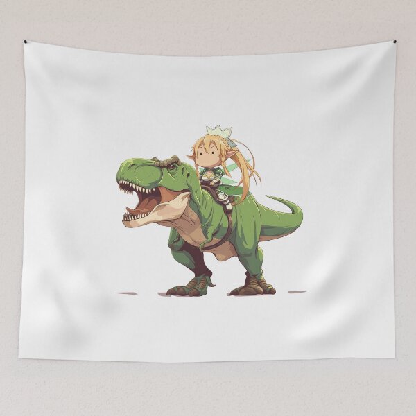 Item preview, Leafa Sword Art Online Green Dinosaur Fantasy Adventure designed and sold by Dashsopaner.