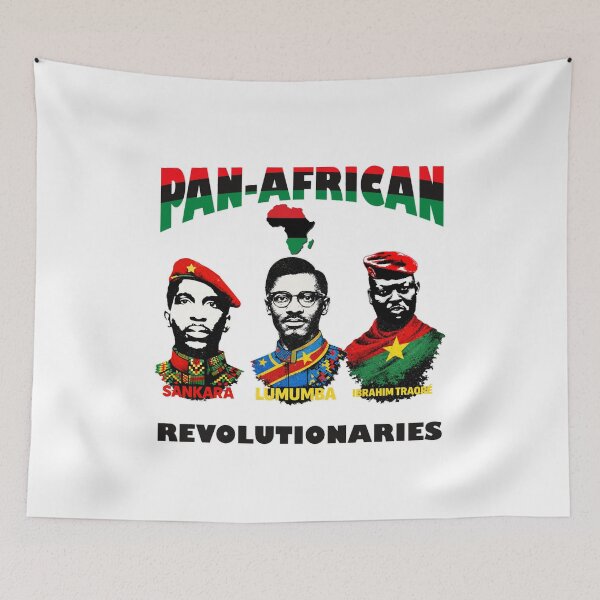 Item preview, vintage pan-african revolutionaries – thomas sankara, ibrahim traoré, patrice lumumba designed and sold by guieth.