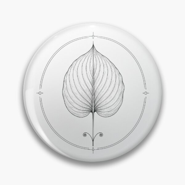 Item preview, Hosta Leaf | Minimal Nordic Botanical Illustration designed and sold by Norvian.