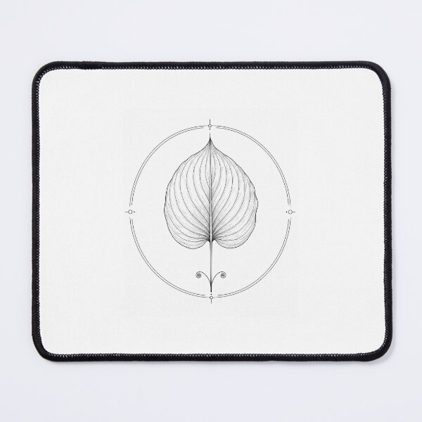 Item preview, Hosta Leaf | Minimal Nordic Botanical Illustration designed and sold by Norvian.