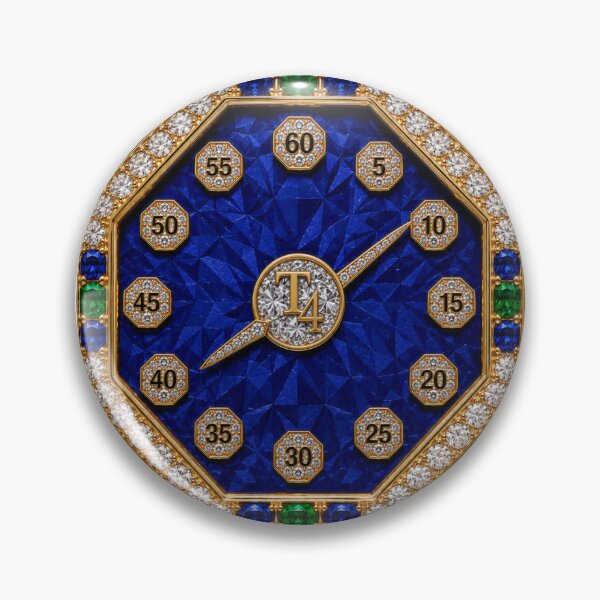 Item preview, Geometric Sapphire, Emerald and Diamond Gold Luxury Watch designed and sold by Trans4med.