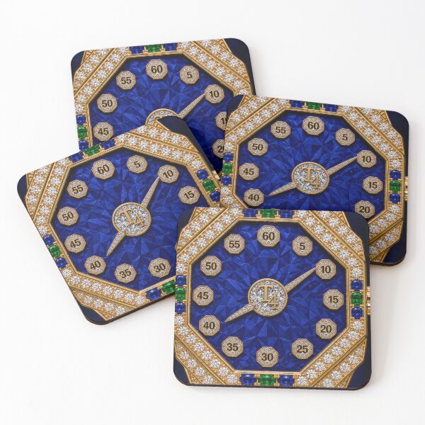 Item preview, Geometric Sapphire, Emerald and Diamond Gold Luxury Watch designed and sold by Trans4med.