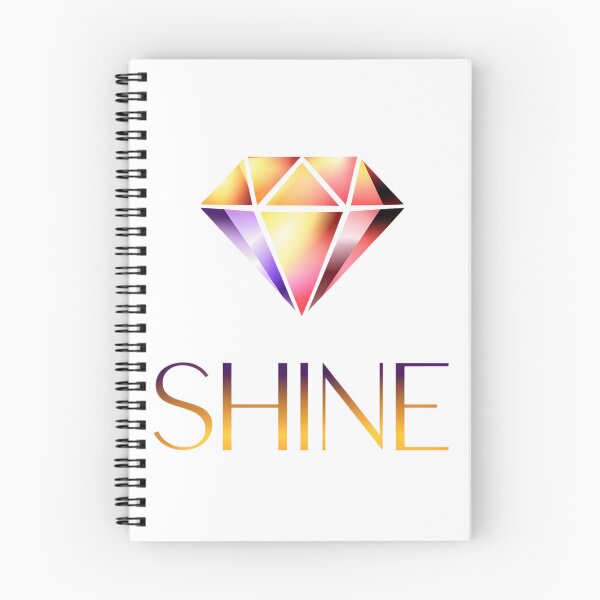 Item preview, SHINE Diamond Gradient Logo | Luxury Gem Motivational designed and sold by Innersoul studio.