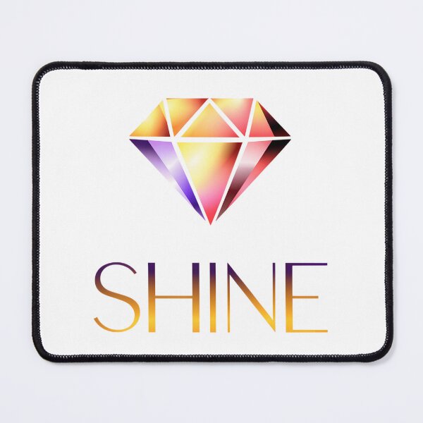 Item preview, SHINE Diamond Gradient Logo | Luxury Gem Motivational designed and sold by Innersoul studio.