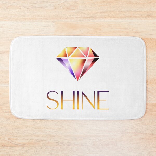 Item preview, SHINE Diamond Gradient Logo | Luxury Gem Motivational designed and sold by Innersoul studio.