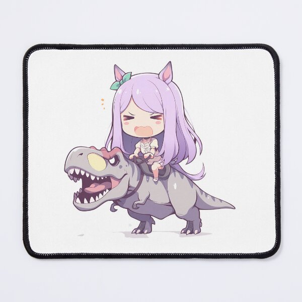 Item preview, Mejiro McQueen Uma Musume Chibi T Rex Pastel Ride designed and sold by Dashsopaner.