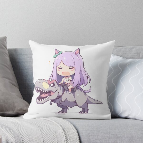 Item preview, Mejiro McQueen Uma Musume Chibi T Rex Pastel Ride designed and sold by Dashsopaner.