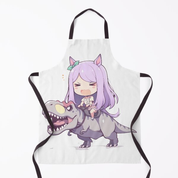 Item preview, Mejiro McQueen Uma Musume Chibi T Rex Pastel Ride designed and sold by Dashsopaner.