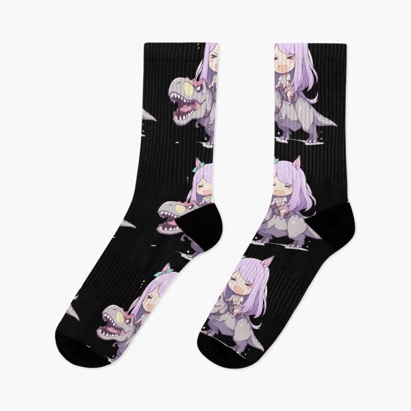 Item preview, Mejiro McQueen Uma Musume Chibi T Rex Pastel Ride designed and sold by Dashsopaner.