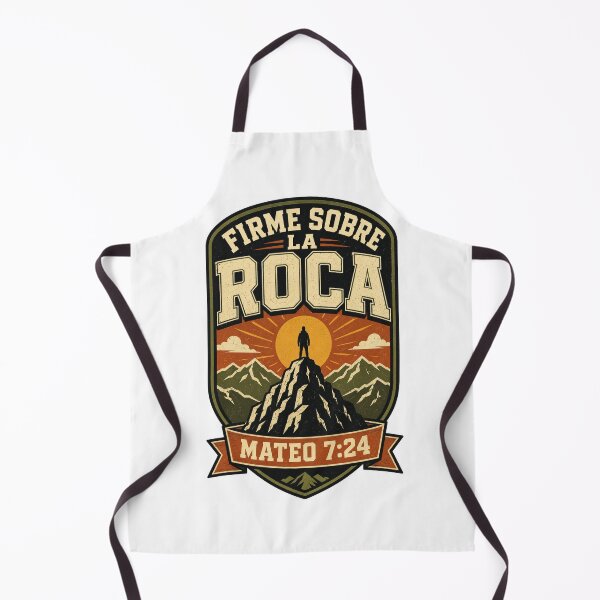 Item preview, Firme Sobre La Roca Christian Spanish Faith T-Shirt designed and sold by FaithLatino.