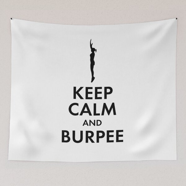 Item preview, Keep calm and Burpee Sport Fitness designed and sold by smellypumpy.