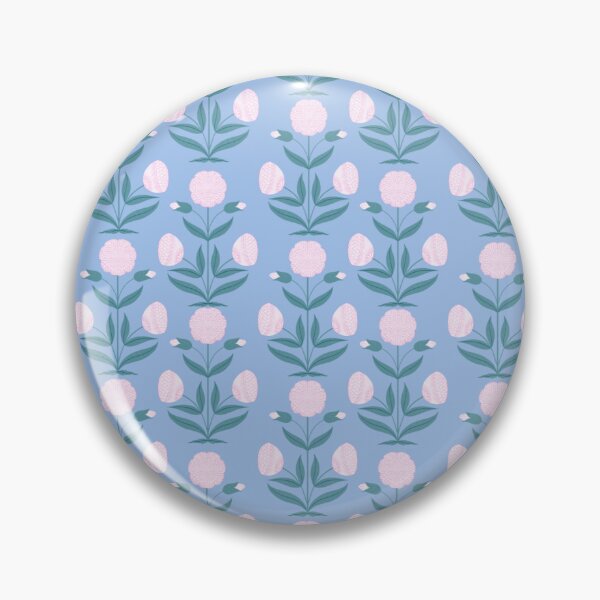 Item preview, Light Blue & Pink | Floral Block Print Phone Case designed and sold by CARIANE.