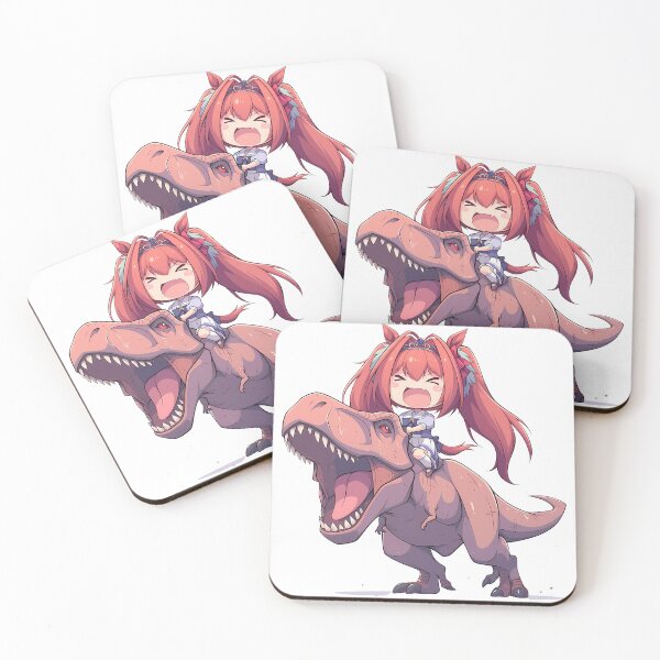 Item preview, Daiwa Scarlet Uma Musume Chibi Dinosaur Dash designed and sold by Dashsopaner.