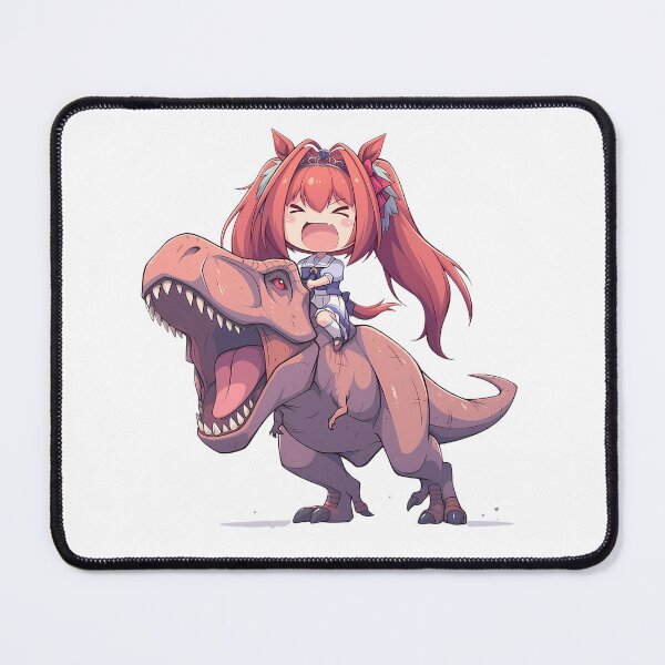 Item preview, Daiwa Scarlet Uma Musume Chibi Dinosaur Dash designed and sold by Dashsopaner.