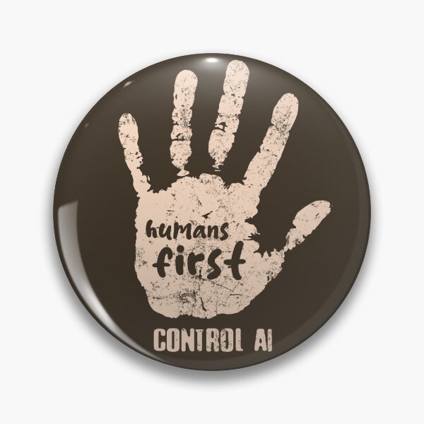 Item preview, STOP AI - Humans First designed and sold by Frank J. Art.
