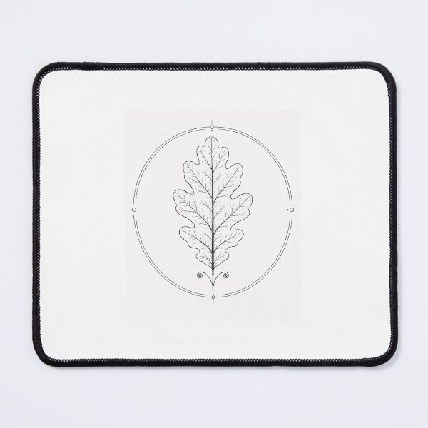Item preview, Oak Leaf | Minimal Nordic Botanical Illustration designed and sold by Norvian.
