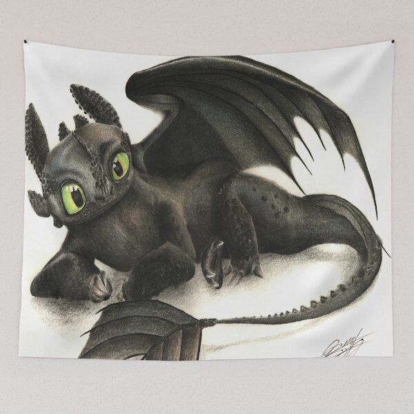 Item preview, Black Shadow Dragon Pencil Drawing designed and sold by CuervoRonronero.