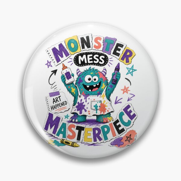 Item preview, Back to School: Monster Mess Masterpiece designed and sold by Fenay Designs.