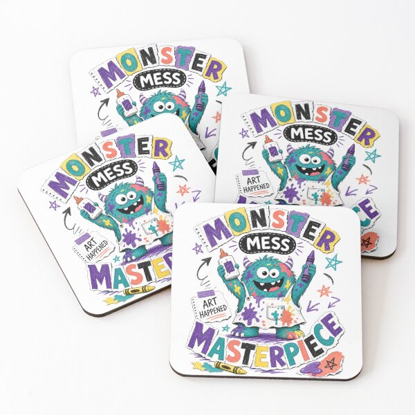 Item preview, Back to School: Monster Mess Masterpiece designed and sold by Fenay Designs.