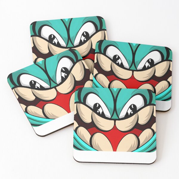 Item preview, Funny Big Smile Cartoon Monster Face designed and sold by tdwngplum.