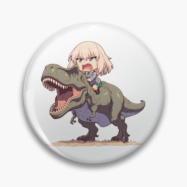 Item preview, Katyusha Girls und Panzer Chibi Dinosaur Commander Adventure designed and sold by Dashsopaner.