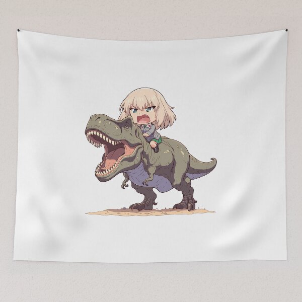 Item preview, Katyusha Girls und Panzer Chibi Dinosaur Commander Adventure designed and sold by Dashsopaner.