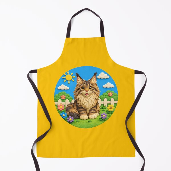Item preview, Maine Coon cat - clay designed and sold by AcornAndPebble.