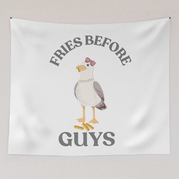 Item preview, Seagull eating french fries  designed and sold by TaraPen.