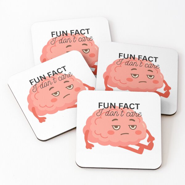 Item preview, Fun fact, I don't care  designed and sold by Pixie prints .