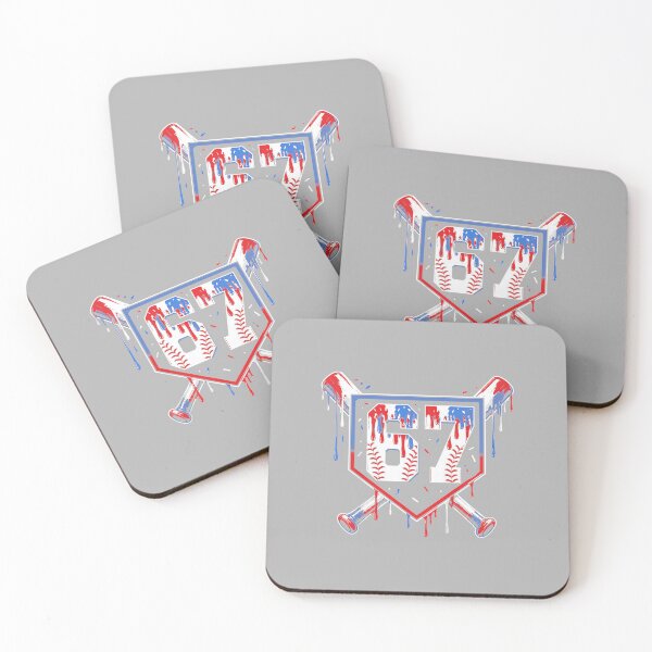 Item preview, Summer Six Seven Baseball Dripping Red White Blue USA designed and sold by ArleneRowe.