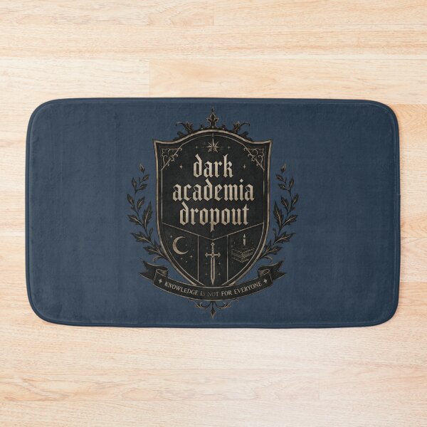 Item preview, Dark Academia Dropout — Gothic Crest Heraldic Art Print | Knowledge Is Not for Everyone, Scholar Gift designed and sold by ArtofDari.