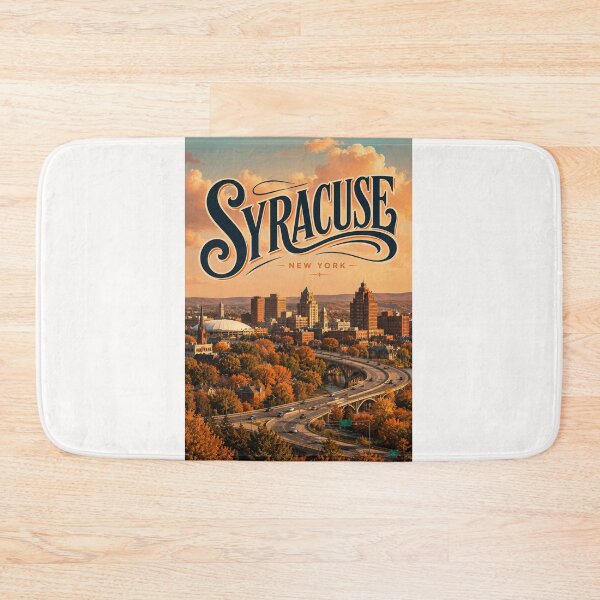 Item preview, Syracuse New York Skyline with Interstate 81 and Downtown Onondaga County designed and sold by Places On Earth.