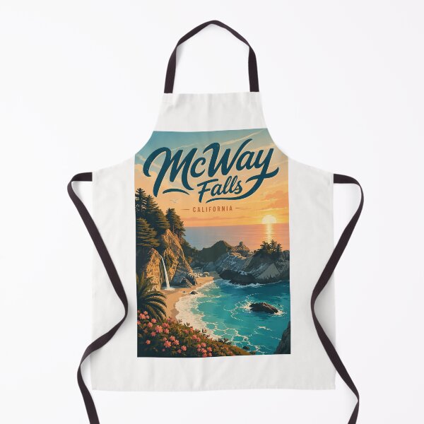 Item preview, McWay Falls Big Sur California along Julia Pfeiffer Burns State Park designed and sold by Places On Earth.
