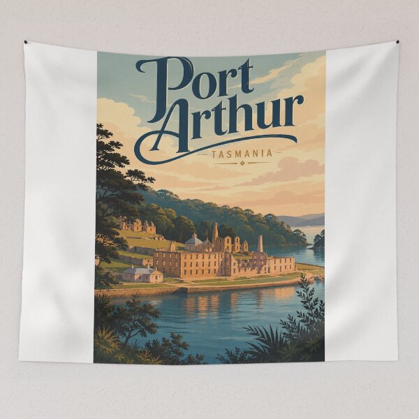 Item preview, Port Arthur Tasmania Historic Site overlooking Carnarvon Bay designed and sold by Places On Earth.