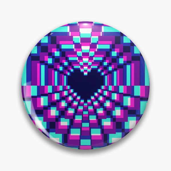 Item preview, Copy of Dark Pixel Heart Kaleidoscope - Mystic 2 designed and sold by animinimal.