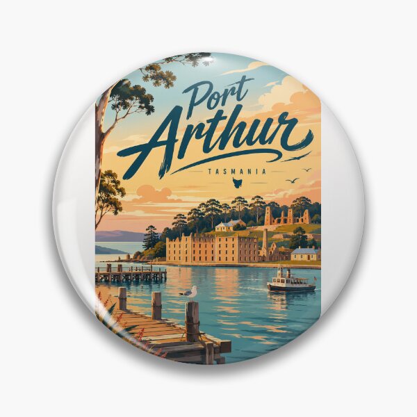 Item preview, Port Arthur Tasmania Waterfront with Historic Penal Settlement designed and sold by Places On Earth.