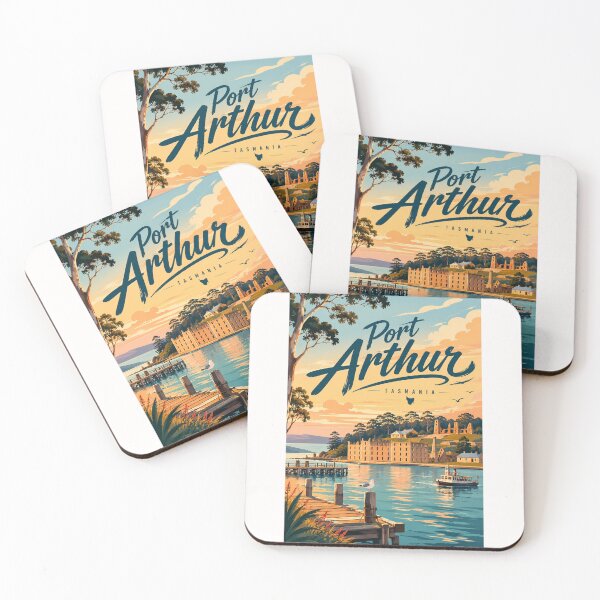 Item preview, Port Arthur Tasmania Waterfront with Historic Penal Settlement designed and sold by Places On Earth.