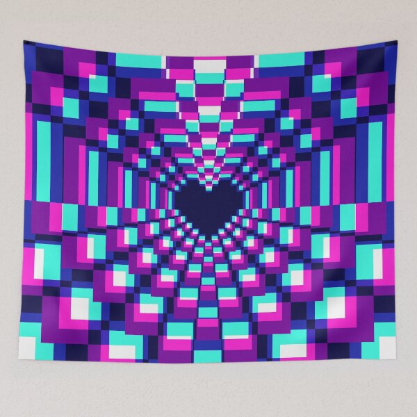 Item preview, Copy of Dark Pixel Heart Kaleidoscope - Mystic 2 designed and sold by animinimal.
