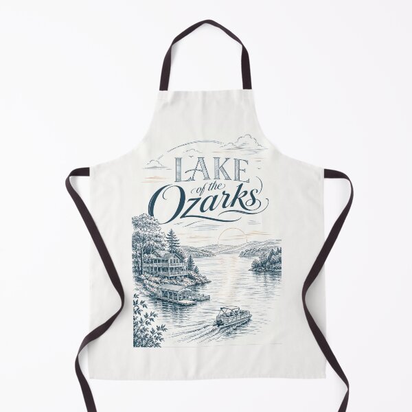 Item preview, Lake of the Ozarks Missouri shoreline with Bagnell Dam and Osage Beach designed and sold by Places On Earth.