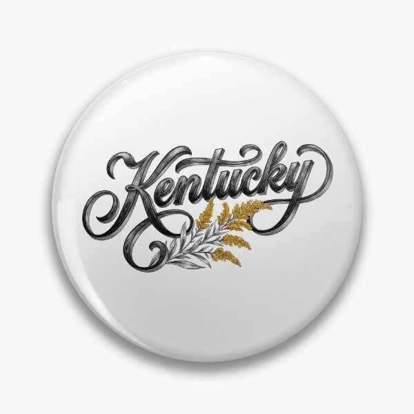 Item preview, Kentucky Goldenrod Hand Lettering Design designed and sold by castillomiami.