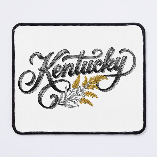 Item preview, Kentucky Goldenrod Hand Lettering Design designed and sold by castillomiami.