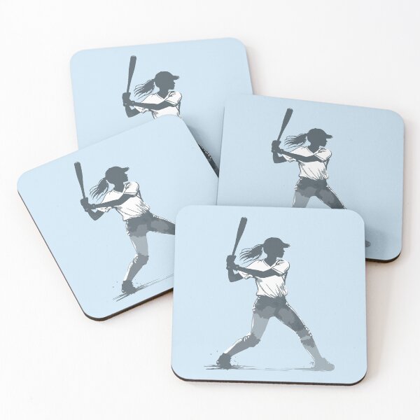 Item preview, Girls Travel Softball Batter Home Run designed and sold by pixiedustpaint.